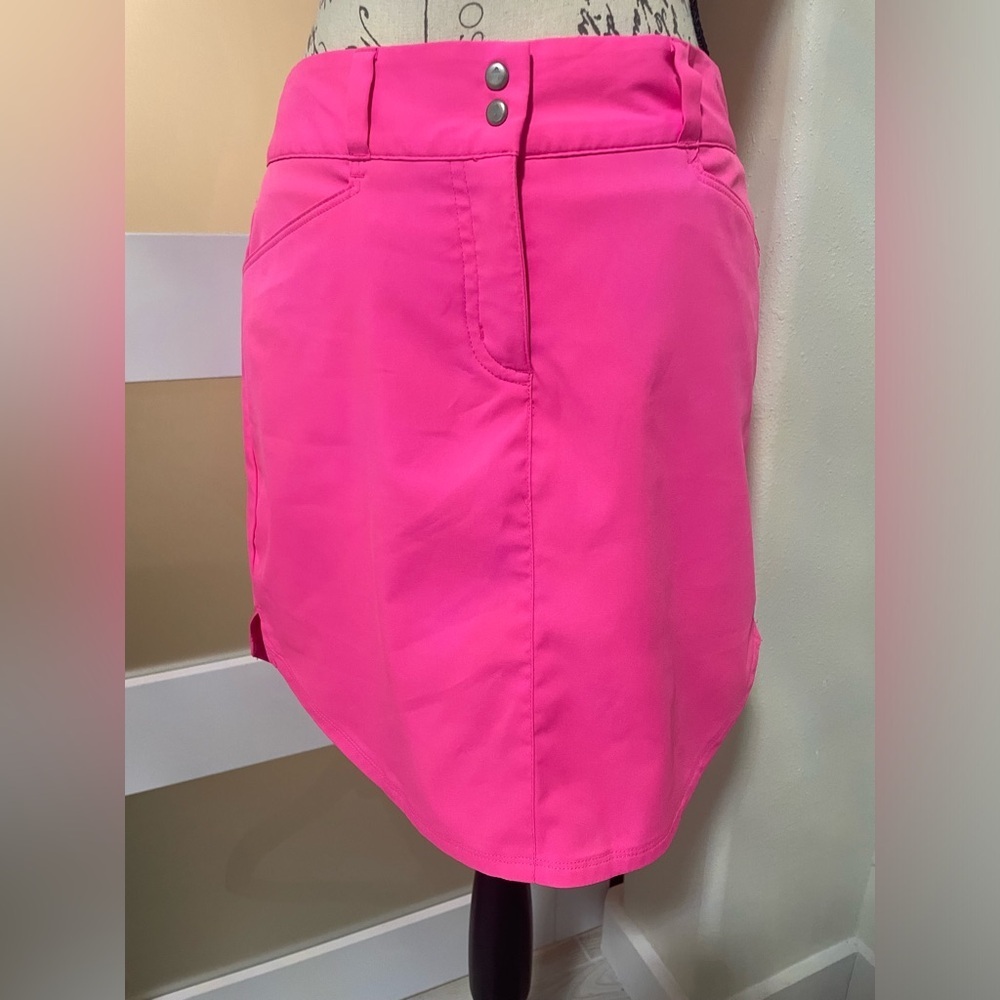ADIDAS LADIES ESSENTIALS 3-STRIPE SKORT SZ 6